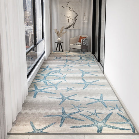 Long Narrow Runner Rugs, Abstract Modern Long Hallway Runners, Entrance Hallway Runners, Entryway Runner Rug Ideas, Kitchen Runner Rugs-Art Painting Canvas