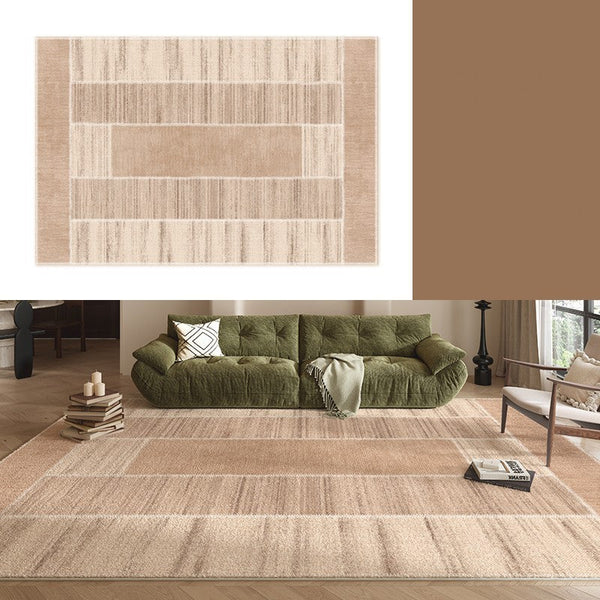 Modern Rugs for Dining Room, Contemporary Rugs for Bedroom, Abstract Modern Carpets for Living Room, Mid Century Modern Rugs Next to Bed-Art Painting Canvas