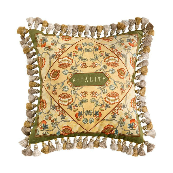 Modern Sofa Pillows, Decorative Throw Pillows, Beautiful Throw Pillows, Short Velvet Pillow Cover, Decorative Pillows for Living Room-Art Painting Canvas