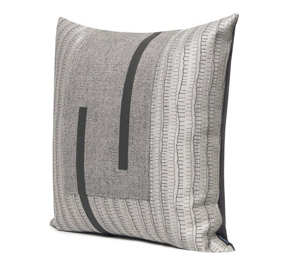 Gray Modern Simple Throw Pillows for Living Room, Decorative Modern Sofa Pillows, Modern Throw Pillows for Couch, Large Simple Modern Pillows-Art Painting Canvas