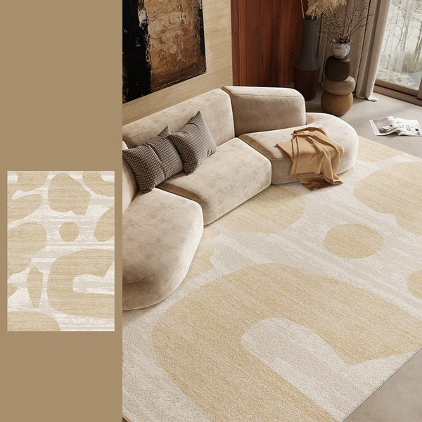 Modern Rugs under Sofa, Dining Room Floor Rugs, Abstract Contemporary Rugs for Bedroom, Modern Rug Ideas for Living Room-Art Painting Canvas