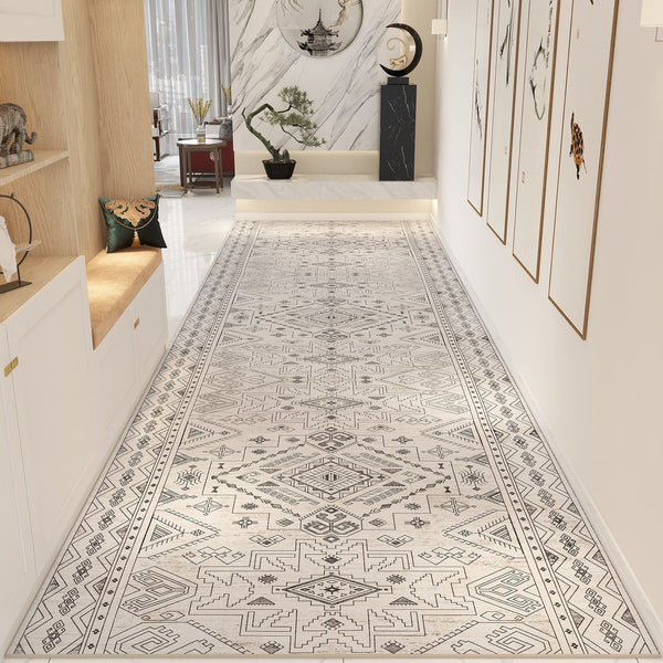 Non Slip Entrance Runner Rugs, Bedside Runner Rugs, Entryway Runner Rug Ideas, Traditional Morocco Long Narrow Runner Rugs, Extra Long Hallway Runners