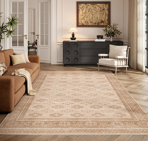 Modern Rugs for Dining Room, Abstract Contemporary Modern Rugs, Geometric Contemporary Rugs Next to Bed, Mid Century Area Rugs for Living Room-Art Painting Canvas