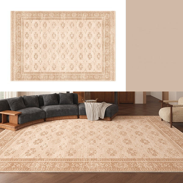 Modern Rugs for Dining Room, Abstract Contemporary Modern Rugs, Geometric Contemporary Rugs Next to Bed, Mid Century Area Rugs for Living Room-Art Painting Canvas