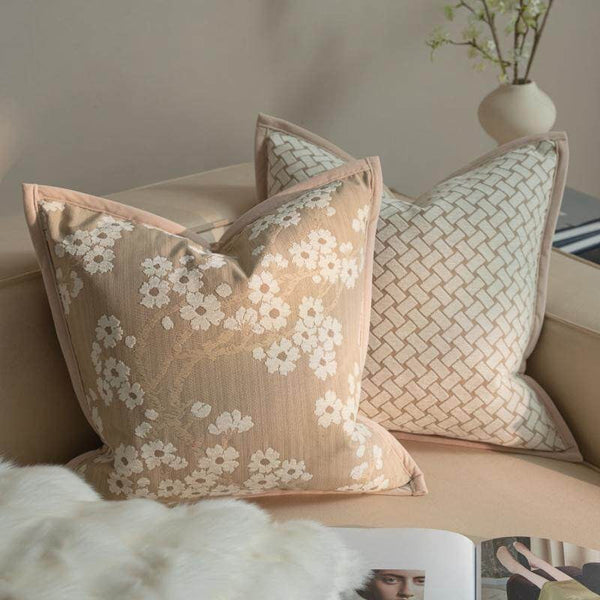 Living Room Decorative Throw Pillows, Modern Decorative Pillow Cover, Decorative Pillow Arrangement Ideas for Couch, Modern Sofa Pillows-Art Painting Canvas