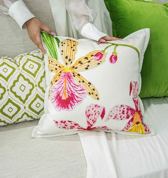 Modern Decorative Cushion Covers, Unique Decorative Pillow Arrangement Ideas for Couch, Decorative Pillows for Living Room, Large Decorative Pillows for Interior Design-Art Painting Canvas