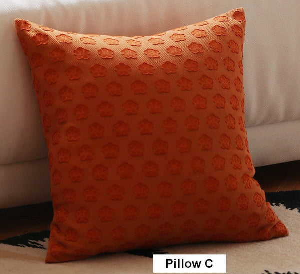 Decorative Pillows for Couch, Farmhouse Sofa Decorative Pillows, Wheat Stalk Pumpkin Decorative Throw Pillows, Embroider Cotton Pillow Covers-Art Painting Canvas