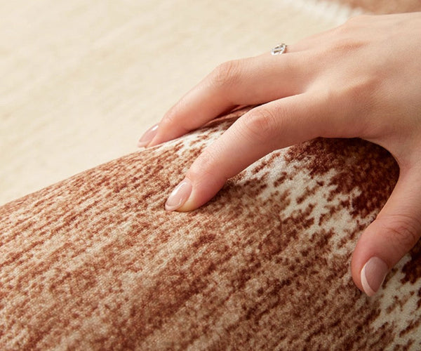 Mid Century Modern Rugs Next to Bed, Contemporary Rugs for Bedroom, Abstract Modern Carpets for Living Room, Modern Rugs for Dining Room-Art Painting Canvas