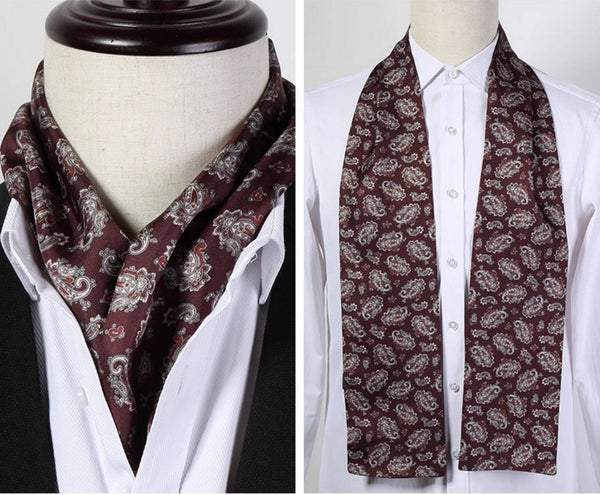 Thin Silk Neck Scarf, Scarf For Suit Men, Short Real Silk Scarf, Mens Short Silk Neckwear, Skinny Silk Scarf Mens, Casual Silk Scarf Men, Lightweight Short Silk Scarf-Art Painting Canvas