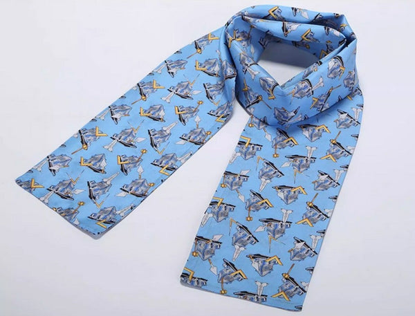 Scarf For Suit Men, Short Real Silk Scarf, Mens Short Silk Neckwear, Thin Silk Neck Scarf, Skinny Silk Scarf Mens, Casual Silk Scarf Men, Lightweight Short Silk Scarf-Art Painting Canvas
