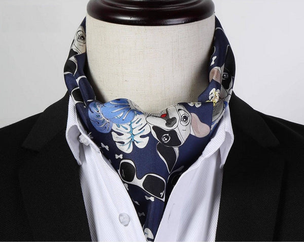 Short Silk Ascot Men, Silk Scarf For Blazer, Mens Summer Silk Scarf, Narrow Pure Silk Scarf, Short Silk Neckerchief Men, Soft Silk Short Scarf, Business Slim Silk Scarf, Mens Thin Silk Neck Scarf-Art Painting Canvas