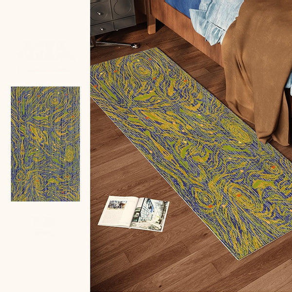 Modern Carpets for Office, Geometric Modern Rugs under Dining Room Table, Contemporary Modern Rugs Next to Bed, Abstract Area Rugs for Living Room-Art Painting Canvas