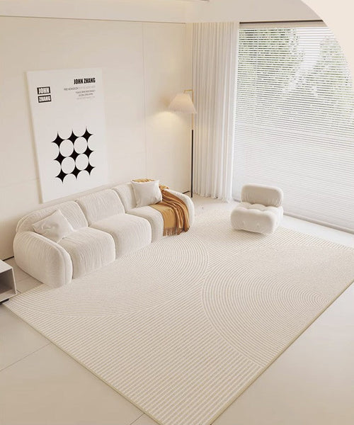 Thick Modern Rugs for Sale, Soft Modern Rug for Bedroom, Modern Rugs for Living Room, Geometric Contemporary Rugs for Dining Room