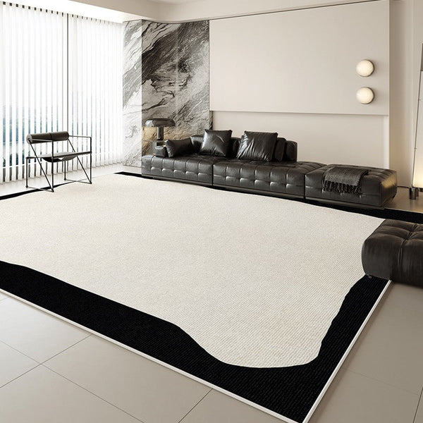 Modern Rugs for Dining Room, Large Modern Rugs for Living Room, Abstract Contemporary Modern Rugs, Geometric Modern Rugs for Bedroom-Art Painting Canvas