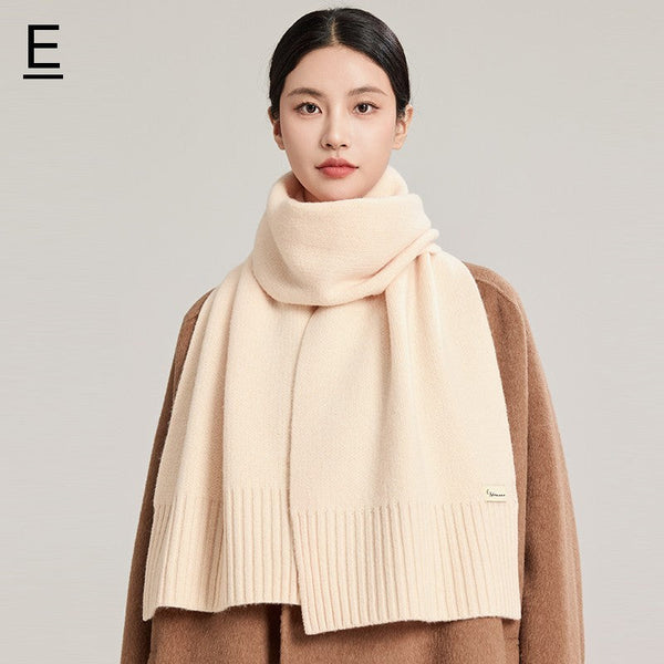 Casual Scarf for Women, Cold Weather Scarf, Fashion Designer Scarf, Red Winter Scarf, Modern Wool Scarf for Women, Soft Cashmere Scarf for Women-Art Painting Canvas