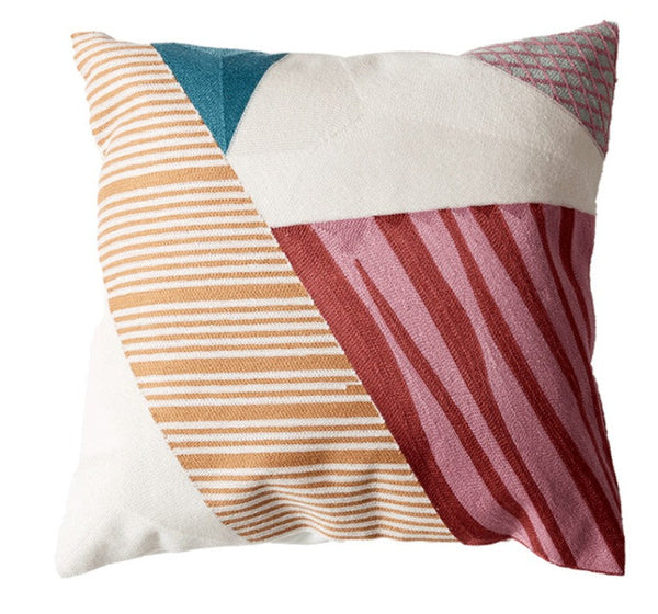 Large Modern Sofa Cushion, Decorative Pillow Covers, Modern Pillows for Couch, Abstract Decorative Throw Pillows for Living Room-Art Painting Canvas