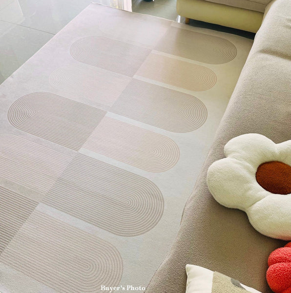 Bedroom Modern Rug Ideas, Kitchen Modern Rugs, Geometric Modern Rug Placement Ideas for Living Room, Contemporary Area Rugs-Art Painting Canvas