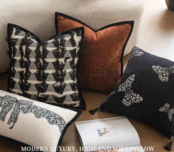 Decorative Pillow Arrangement Ideas for Couch, Large Decorative Throw Pillows, Modern Decorative Pillows for Living Room, Decorative Pillow Covers-Art Painting Canvas