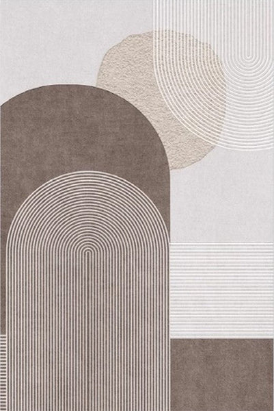 Extra Large Modern Rugs for Living Room, Abstract Contemporary Modern Rugs, Geometric Area Rugs for Bedroom, Modern Rugs for Office-Art Painting Canvas