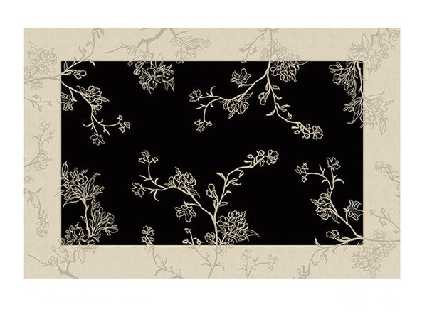 Unique Bedroom Modern Rugs, Contemporary Modern Rugs under Dining Room Table, French Style Rugs for Interior Design, Flower Pattern Modern Rugs for Living Room