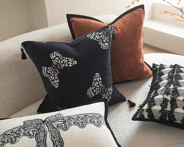 Decorative Pillow Arrangement Ideas for Couch, Large Decorative Throw Pillows, Modern Decorative Pillows for Living Room, Decorative Pillow Covers-Art Painting Canvas