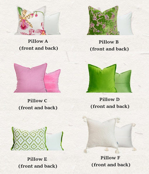 Unique Decorative Pillow Arrangement Ideas for Couch, Modern Decorative Cushion Covers, Decorative Pillows for Living Room, Large Decorative Pillows for Interior Design-Art Painting Canvas