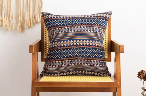 Decorative Throw Pillows, Geometric Pattern Throw Pillow for Couch, Bohemia Sofa Pillows for Living Room, Large Bohemian Decorative Sofa Pillows-Art Painting Canvas