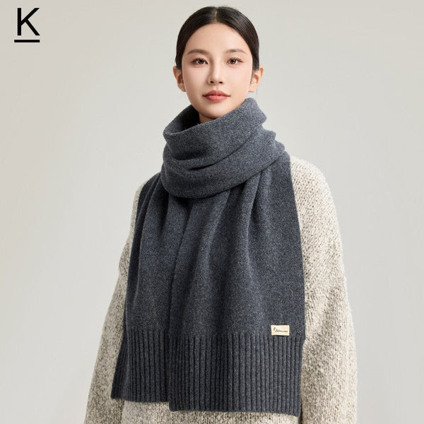 Modern Wool Scarf for Women, Soft Cashmere Scarf for Women, Casual Scarf for Women, Cold Weather Scarf, Fashion Designer Scarf, Winter Scarf-Art Painting Canvas