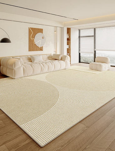 Modern Rugs for Bedroom, Dining Room Floor Rug, Extra Large Floor Rugs for Living Room, Bedroom Large Geometric Contemporary Rugs-Art Painting Canvas