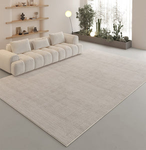 Unique Modern Rugs for Living Room, Abstract Geometric Modern Rugs, Contemporary Modern Rugs for Bedroom, Dining Room Floor Carpets-Art Painting Canvas