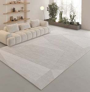 Abstract Geometric Modern Rugs, Contemporary Modern Rugs for Bedroom, Unique Modern Rugs for Living Room, Dining Room Floor Carpets-Art Painting Canvas