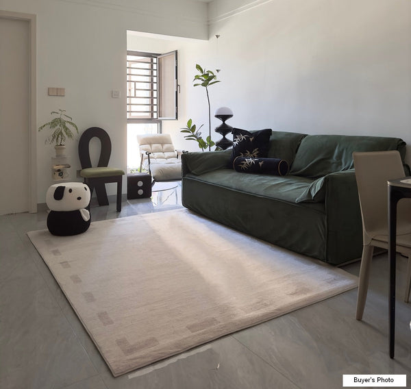 Large Modern Rugs for Living Room, Modern Rugs for Dining Room, Abstract Geometric Modern Rugs, Thick Soft Rugs for Bedroom, Contemporary Rugs for Office-Art Painting Canvas