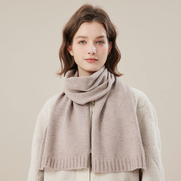 Wool Scarf for Women, Cozy Winter Scarf, Modern Fashion Designer Scarf, Casual Scarf for Women, Soft Cashmere Scarf for Women, Cold Weather Scarf-Art Painting Canvas