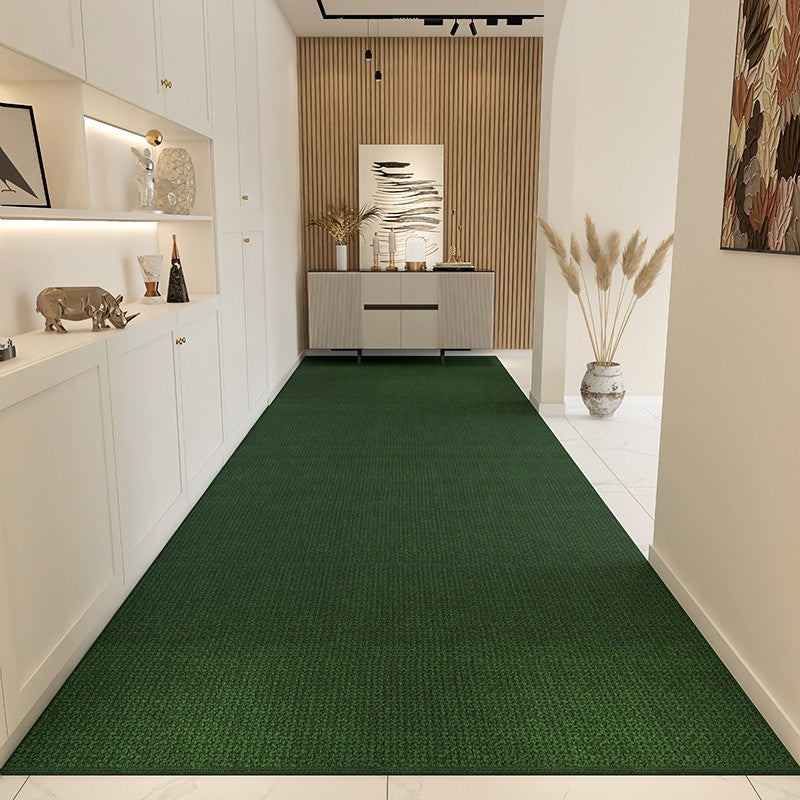 Green Contepmorary Runner Rugs, Extra Long Narrow Runner Rugs, Washable Long Hallway Runners, Geometric Modern Long Hallway Runners, Modern Entryway Runner Rug Ideas-Art Painting Canvas