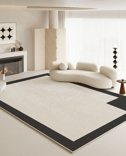 Unique Modern Rugs for Living Room, Dining Room Floor Carpets, Abstract Geometric Modern Rugs, Contemporary Modern Rugs for Bedroom