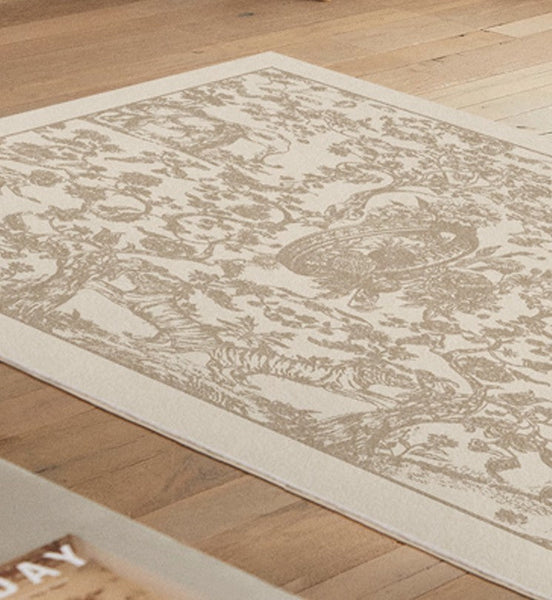 Thick Soft Rugs under Coffee Table, Contemporary Modern Rugs for Living Room, French Style Modern Rugs for Interior Design, Modern Rugs for Dining Room