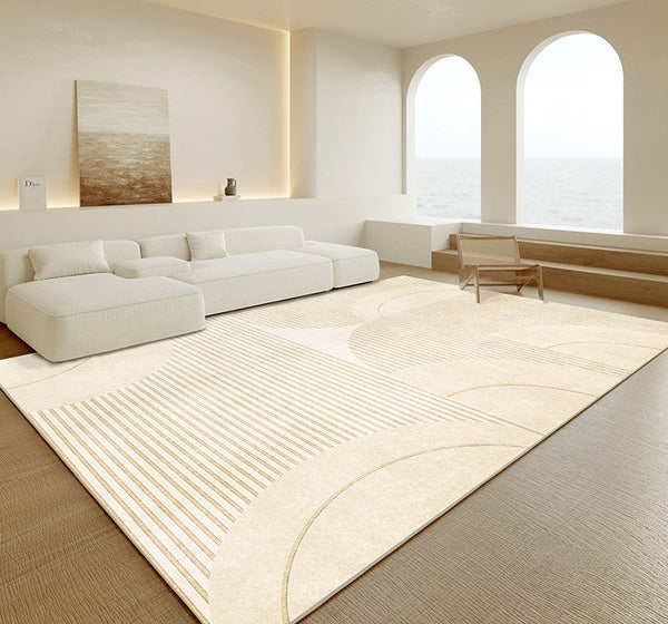 Abstract Modern Area Rugs for Bedroom, Large Modern Rugs for Living Room, Contemporary Modern Rugs for Sale-Art Painting Canvas