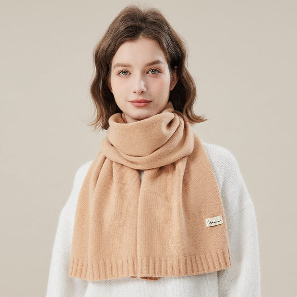 Cozy Winter Scarf, Modern Fashion Designer Scarf, Casual Scarf for Women, Soft Cashmere Scarf for Women, Cold Weather Scarf, Wool Scarf for Women-Art Painting Canvas