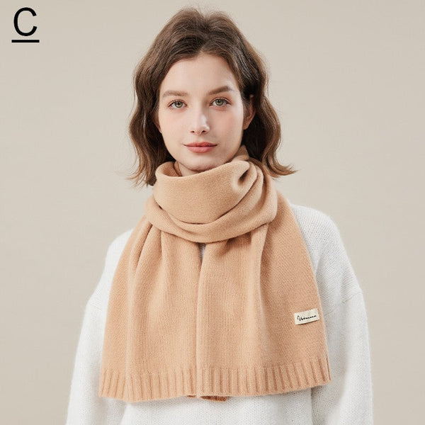 Wool Scarf for Women, Cozy Winter Scarf, Modern Fashion Designer Scarf, Casual Scarf for Women, Soft Cashmere Scarf for Women, Cold Weather Scarf-Art Painting Canvas