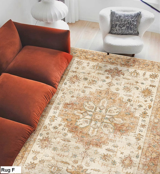 Vintage Rugs for Bedroom, Persain Rugs for Dining Room, Oversized Area Rugs for Living Room, Extra Large Vintage Persian Rugs, Antique Persian Rug-Art Painting Canvas
