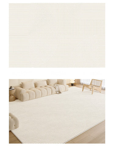 Bedroom Modern Rugs, Dining Room Geometric Modern Rugs, Large Modern Rugs for Living Room, Contemporary Modern Rugs under Coffee Table-Art Painting Canvas