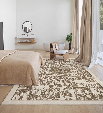 Soft Rugs under Coffee Table, Contemporary Modern Rugs for Living Room, Thick French Style Modern Rugs for Interior Design, Modern Rugs for Dining Room