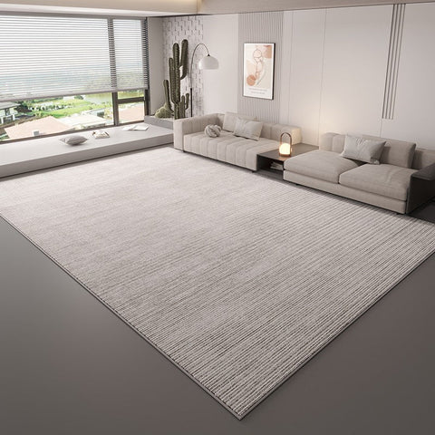 Grey Modern Rugs under Sofa, Large Modern Rugs in Living Room, Abstract Contemporary Rugs for Bedroom, Dining Room Floor Rugs, Modern Rugs for Office-Art Painting Canvas