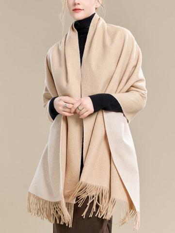 Light Brown Wool Scarf, Soft Wool Scarf for Women, Evening Wrap, Long Winter Shawl, Elegant Shawl, Warm Cape, Fashion Scarf, Christmas Gift, Gifts for Her-Art Painting Canvas