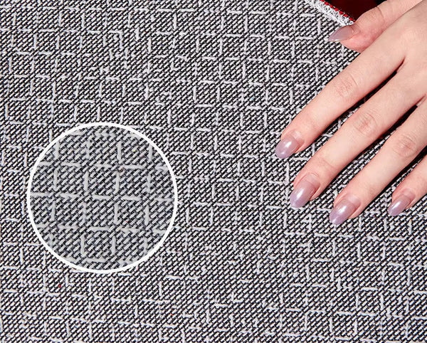 Modern Rugs for Dining Room, Geometric Modern Rugs for Living Room, Mid Century Circular Rugs for Bedroom, Abstract Contemporary Round Rugs under Chairs-Art Painting Canvas