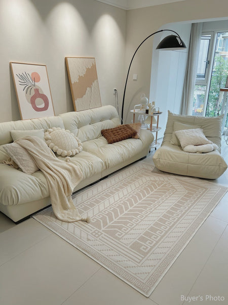 Large Modern Rugs for Living Room, Modern Rugs under Dining Room Table, Modern Carpets for Bedroom, Geometric Contemporary Modern Rugs Next to Bed-Art Painting Canvas