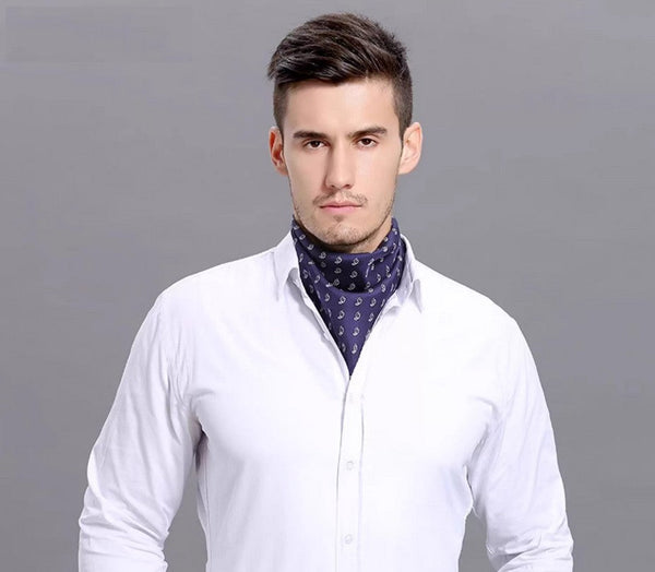 Casual Silk Scarf Mens, Short Silk Scarf Business, Mens Silk Head Scarf, Professional Thin Silk Scarf, Mens Silk Neck Scarf, Silk Scarf For Work, Small Silk Scarf Men, Silk Scarf For Suit-Art Painting Canvas