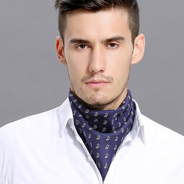 Casual Silk Scarf Mens, Short Silk Scarf Business, Mens Silk Head Scarf, Professional Thin Silk Scarf, Mens Silk Neck Scarf, Silk Scarf For Work, Small Silk Scarf Men, Silk Scarf For Suit-Art Painting Canvas