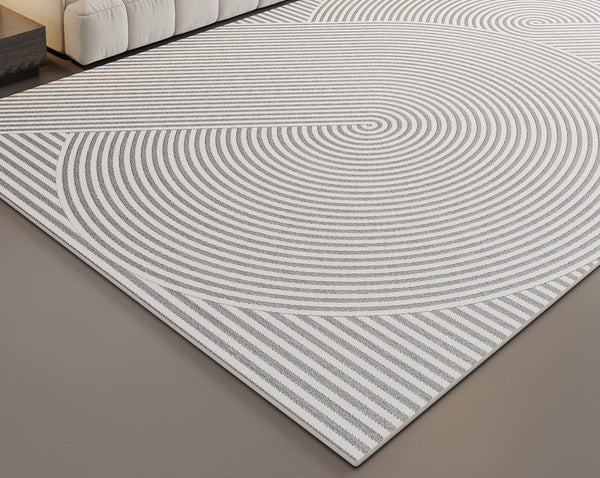 Large Contemporary Modern Rugs for Living Room, Modern Area Rugs for Dining Room Table, Abstract Geometric Modern Rugs, Simple Modern Rugs for Bedroom-Art Painting Canvas