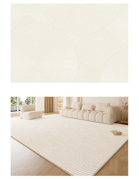 Living Room Abstract Modern Rugs, Extra Large Modern Rugs under Dining Room Table, Contemporary Modern Rugs, Contemporary Geometric Carpets-Art Painting Canvas